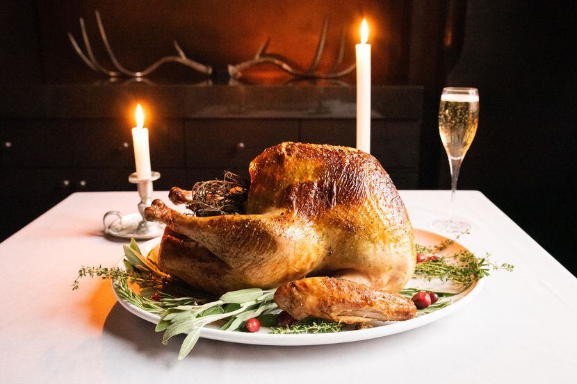 Monarch will serve black truffle natural turkey with sage gravy and brioche stuffing with...