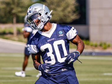 Dallas Cowboys cornerback (30) DaRon Bland during a Cowboys rookie minicamp at The Star in...