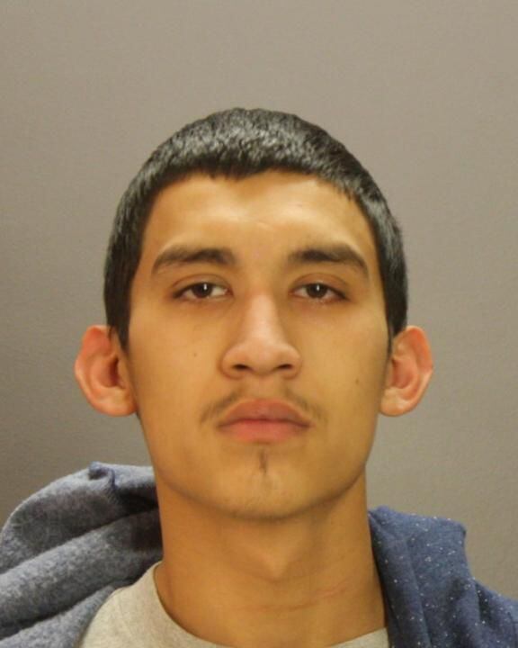 Robert Facundo, 21, is accused of entering an elderly man's home and threatening him, police said. The homeowner shot Facundo in the leg, police said. 