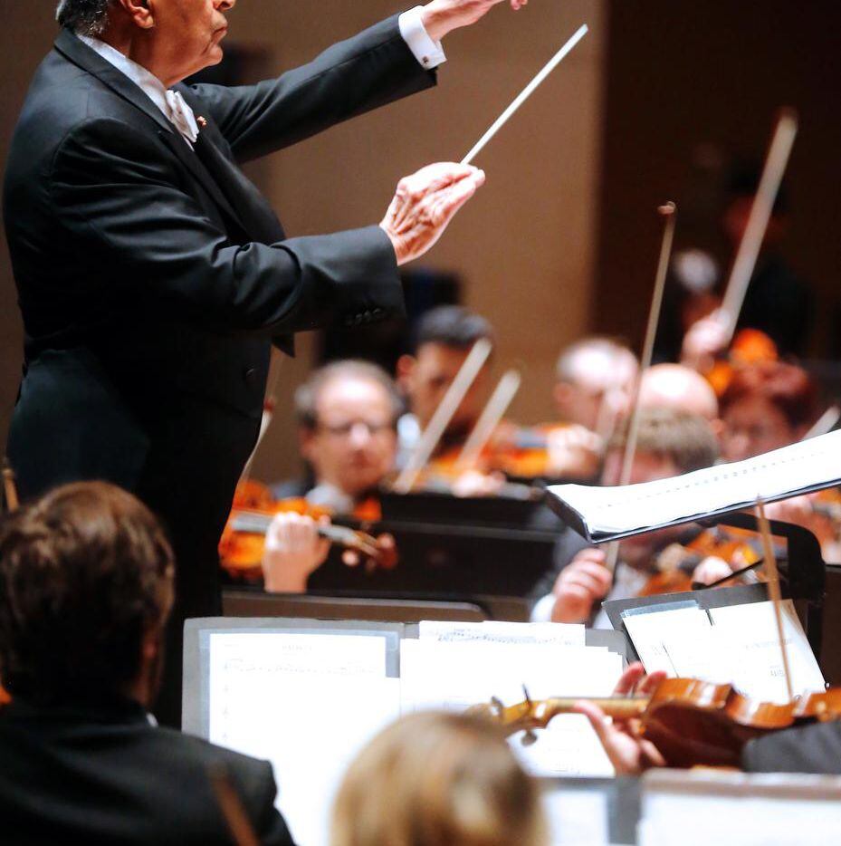 
Zubin Mehta conducted the Israel Philharmonic in a program of Dvorák, Ravel and...