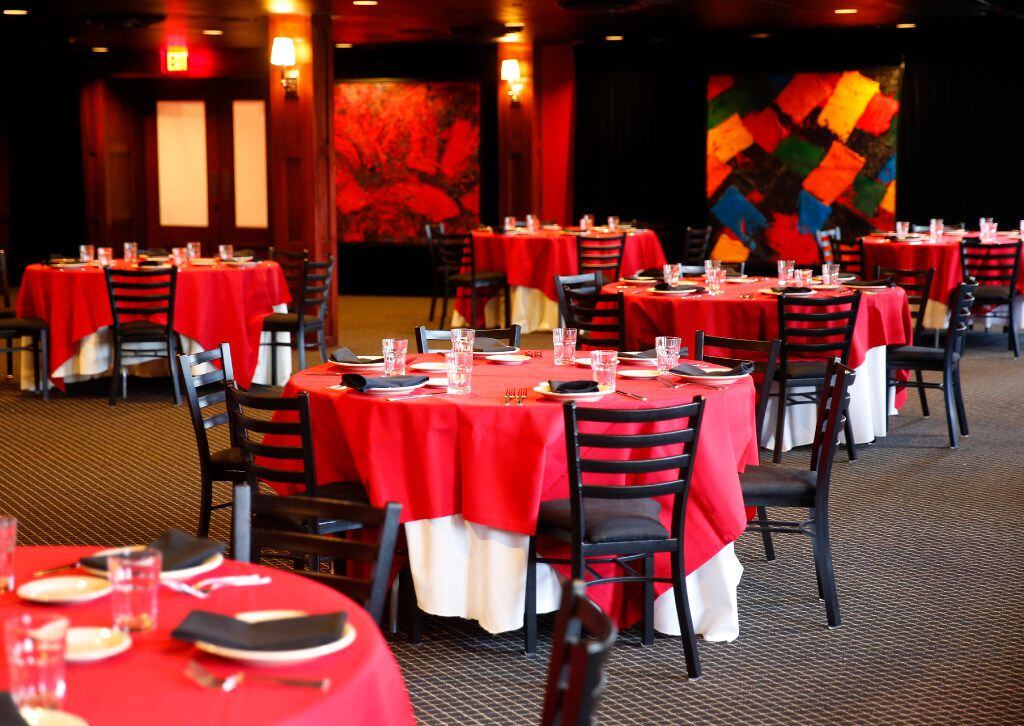 The banquet room is pictured on the second floor of owner Phil Romano's Trinity Groves...