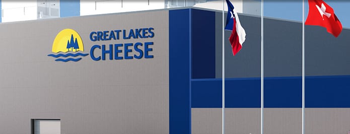 A rendering of Great Lakes Cheese Co.'s new distribution center in Abilene is displayed on the company's website.