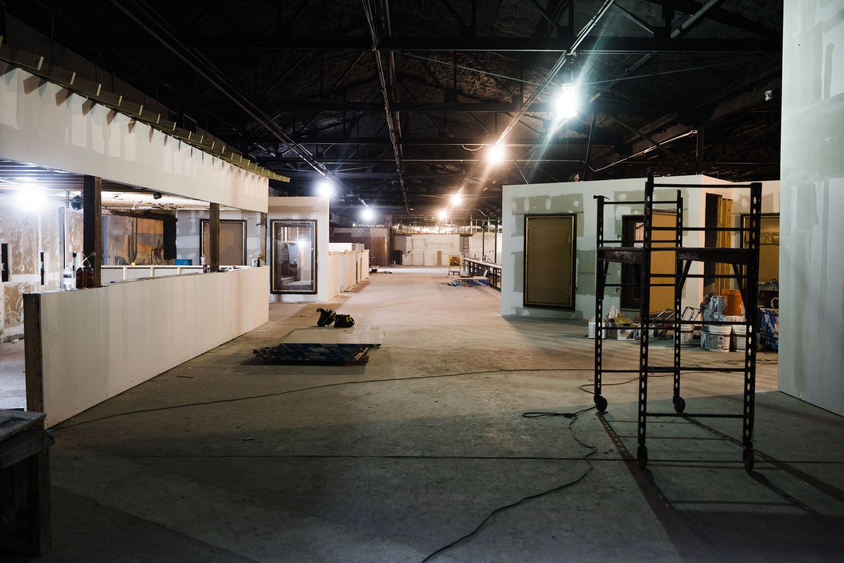 The interior of the Longhorn Ballroom as it undergoes renovations. The venue owner plans to...