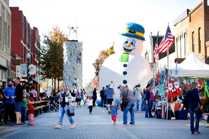 Home for the Holidays is McKinney's annual Christmas street fair.