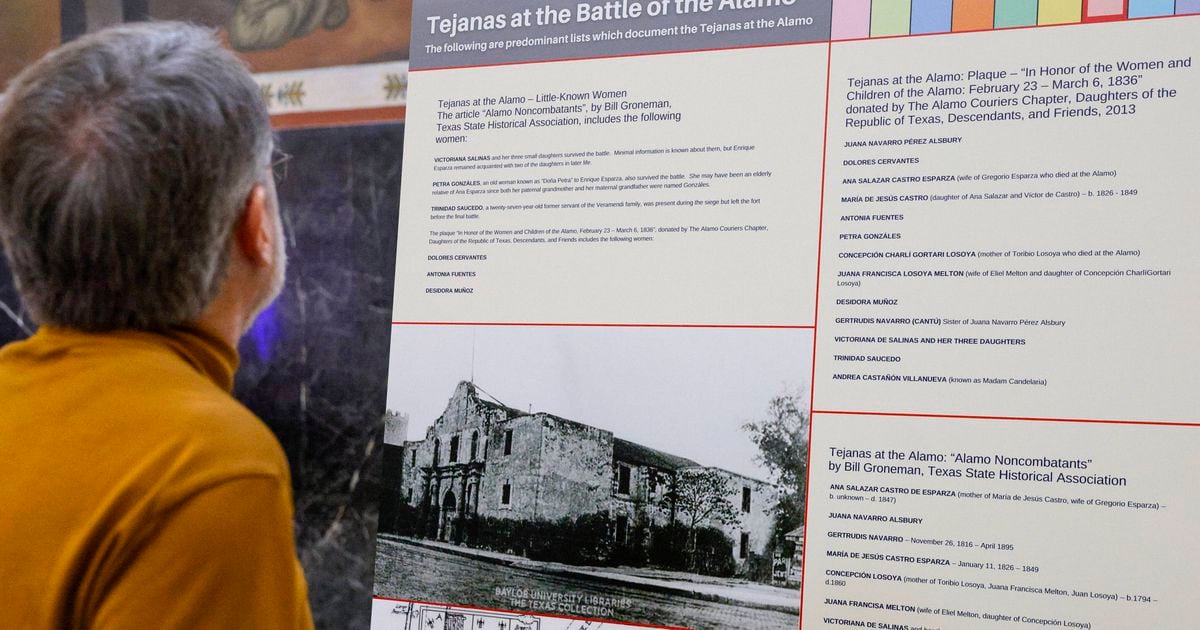 La historia de las tejanas se pasa por alto en el Alamo en el Hall of State Fair Park