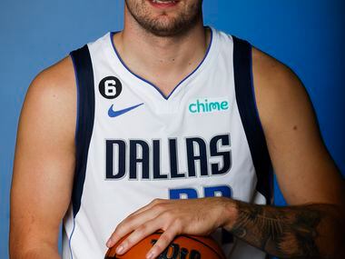Dallas Mavericks’ Luka Doncic is photographed during the media day at American Airlines...