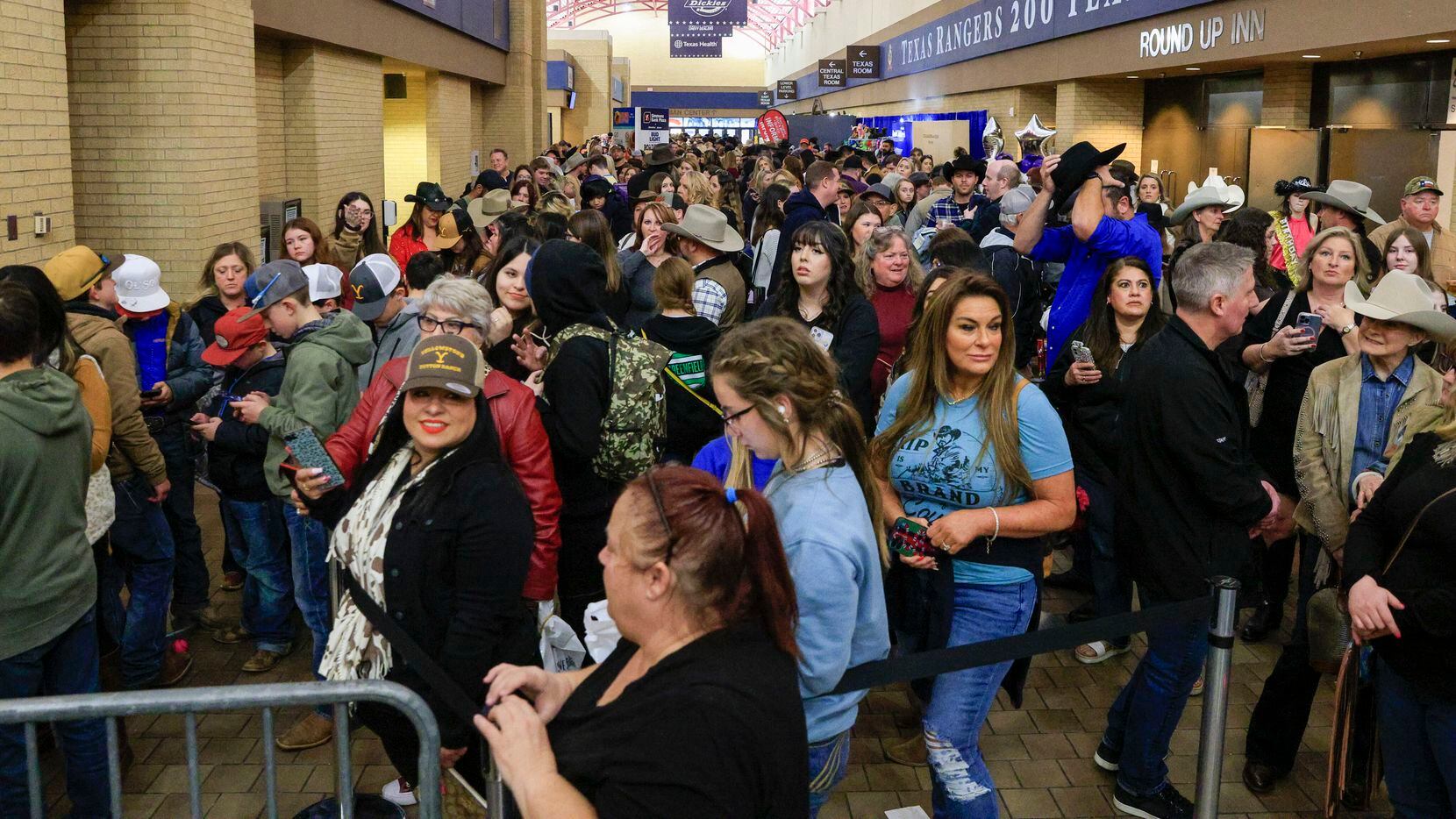 Hundreds of “Yellowstone” fans wait in line for autographs from show creator Taylor Sheridan...