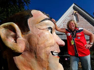 Wayne Smith bought the head of the original Big Tex at an auction in 1993.