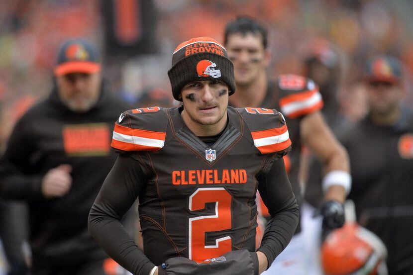 El quarterback de los Cleveland Browns, Johnny Manziel. (AP/David Richard)
