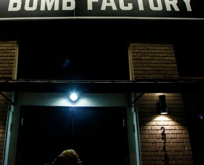 The entrance to The Bomb Factory in Dallas 2015