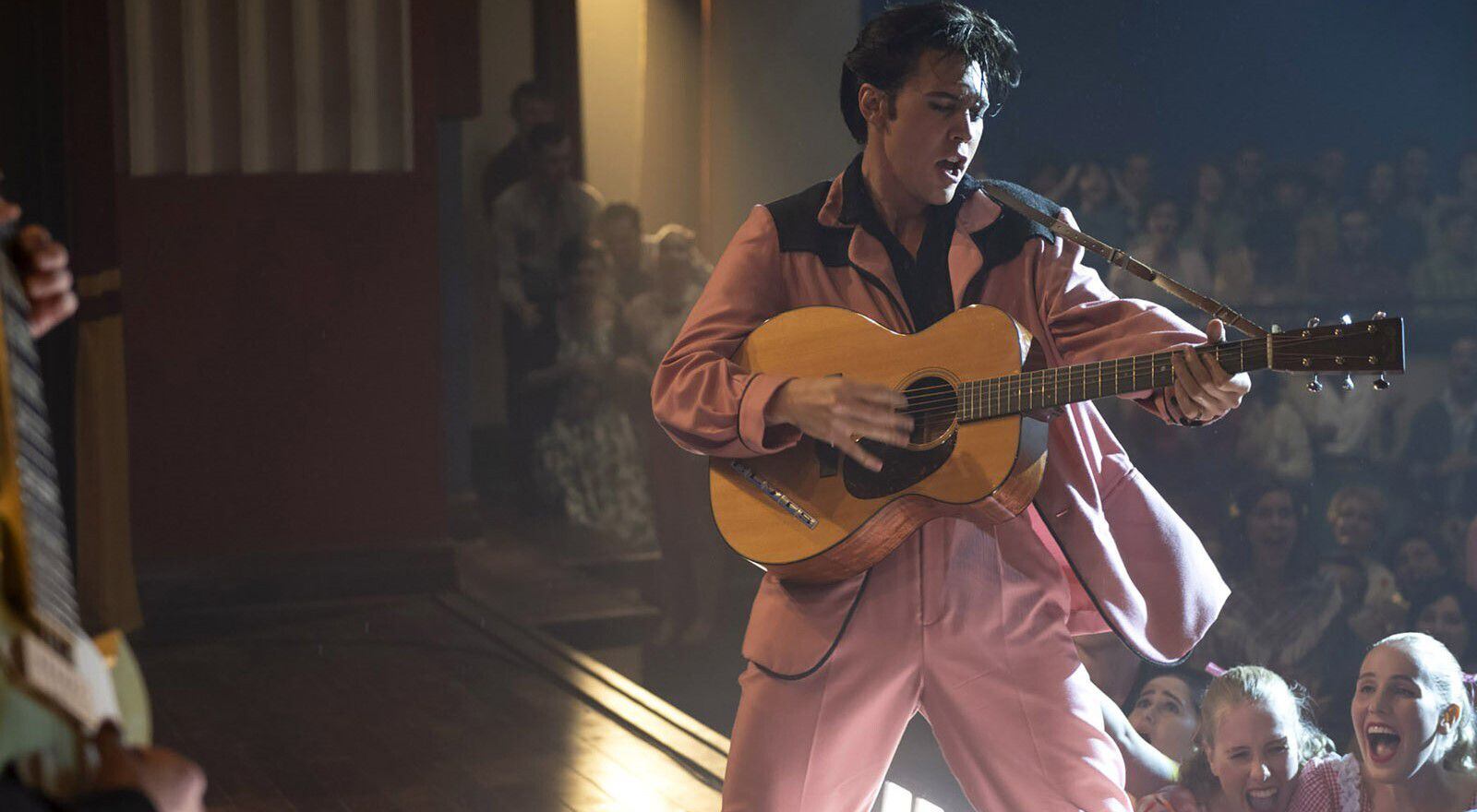 Austin Butler embodies the raw, unbridled charisma of the King of Rock 'n' Roll in "Elvis."...