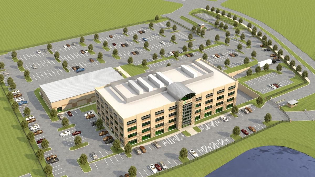 Paycom has started work on the first phase of an office campus that will eventually house...