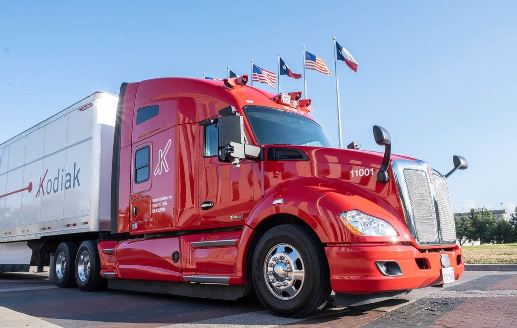 Kodiak Robotics, a self-driving truck startup, has chosen Dallas as its home base.