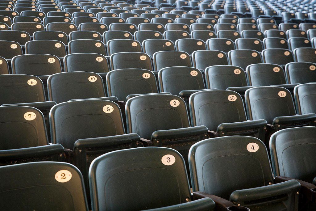 All 6,900-plus seats inside Starplex Pavilion have been replaced since last September....