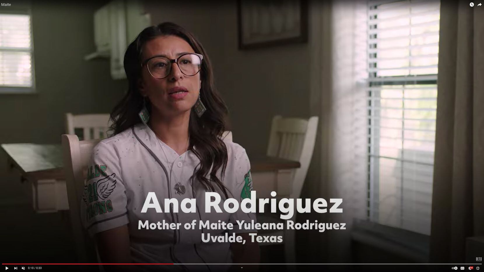 "Greg Abbott has done nothing to stop the next shooting," Ana Rodriguez, mother of Maite...