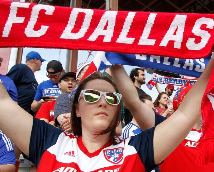 FC Dallas fans show their support.