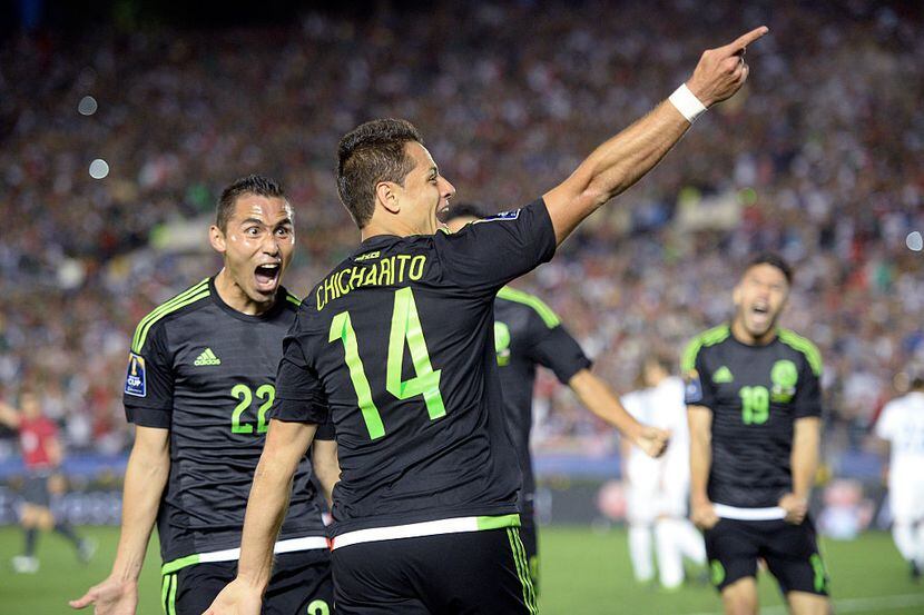 El Tri, con gol de Javier Hernández (14) venció el jueves a Jamaica. Foto GETTY IMAGES
