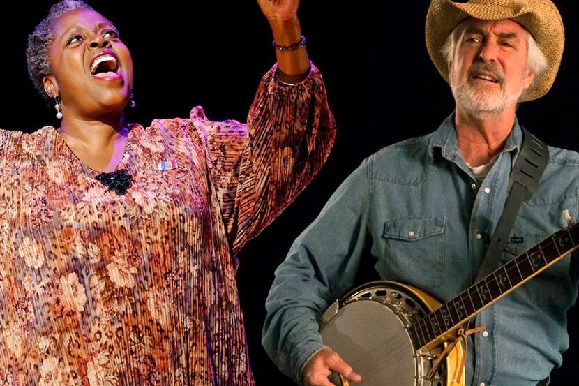 Lillias White and Willy Welch star in "Texas in Paris."