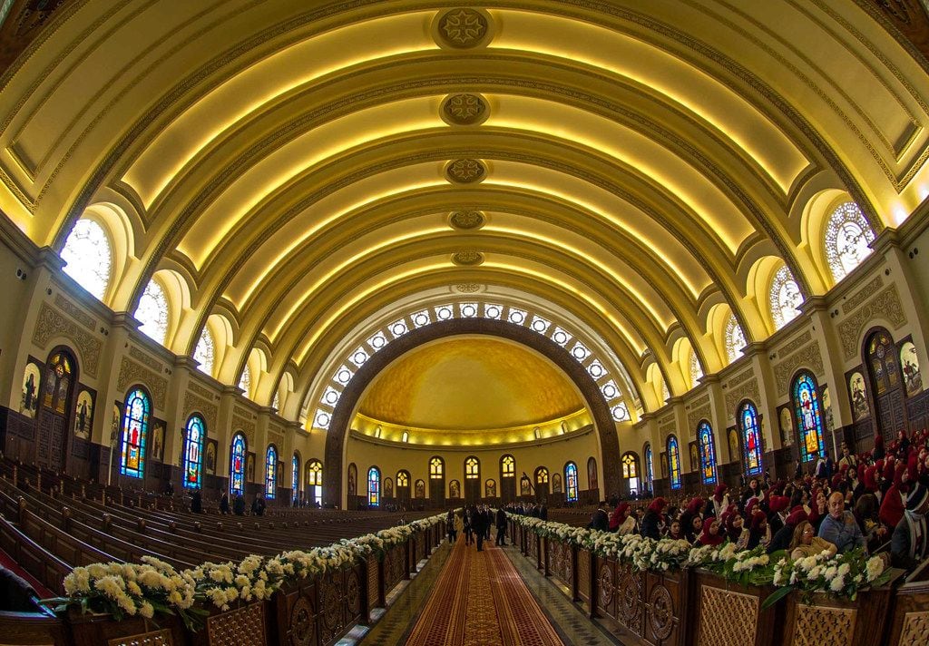 The new Cathedral of the Nativity of Christ before Christmas Eve Mass. (The Associated Press)