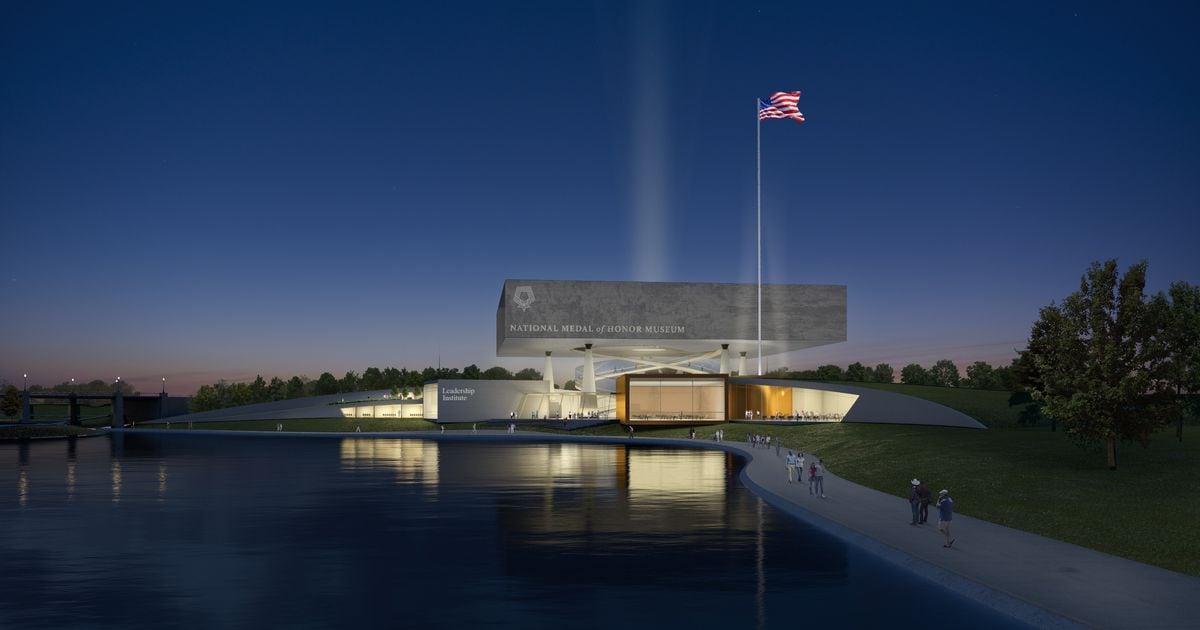 Exterior design and style of the National Medal of Honor Museum disclosed