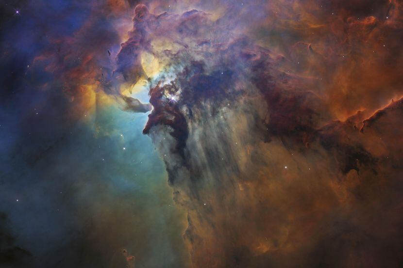 Imagen tomada por el telescopio Hubble de la estrella Herschel 36.(AP)
