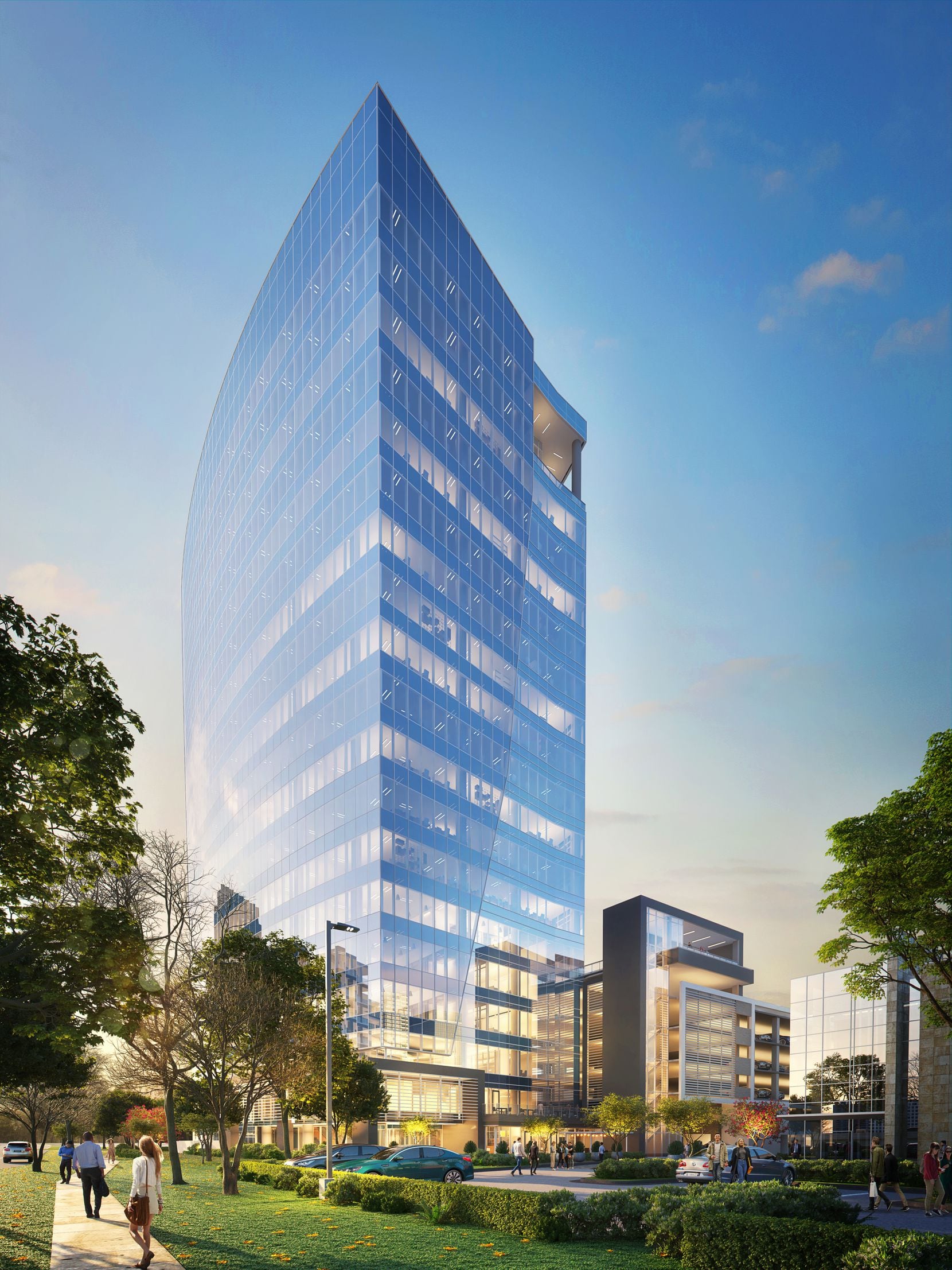 Developer Granite Properties has started construction on a 19-story office tower on S.H. 121 in Plano. The Granite Park Six tower is the largest such project started in Plano in almost two years.