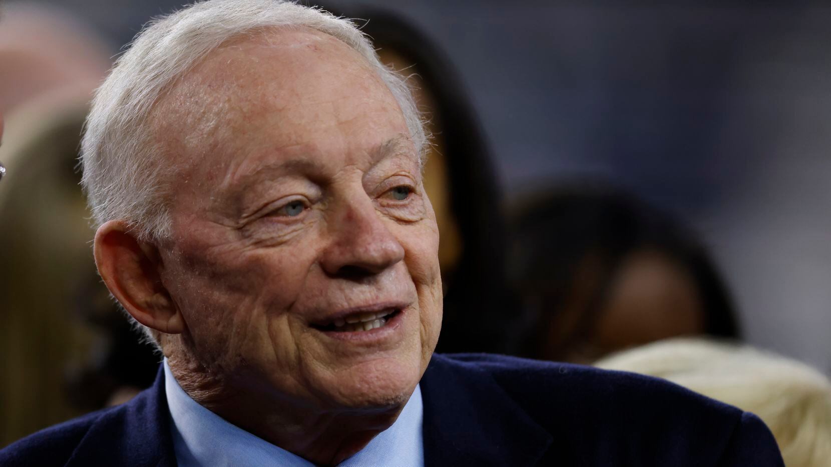Jerry Jones watches before an NFL football game against the Indianapolis Colts, Sunday, Dec....
