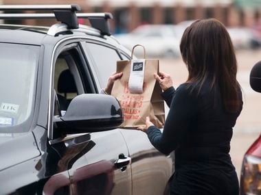 Delivery, curbside pickup or drive-through options are available at various restaurants in the Dallas-Fort Worth area.