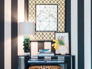 Dallas designer Abbe Fenimore loves to introduce animal print to give a serious shot of...