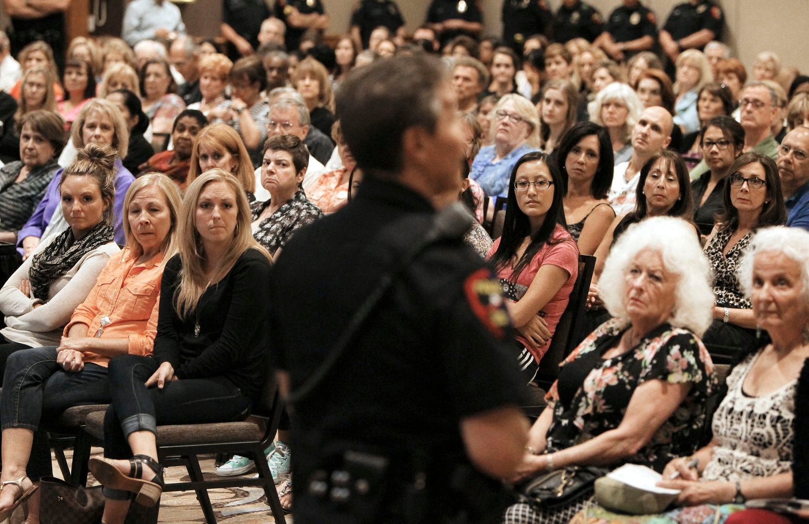 Bianez often speaks at crime prevention seminars, such as this one that the Plano Police...