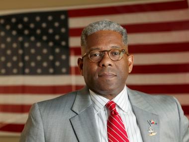 Allen West, the new CEO of the National Center for Policy Analysis at their offices in Dallas, on May 11, 2015. (Michael Ainsworth/The Dallas Morning News)