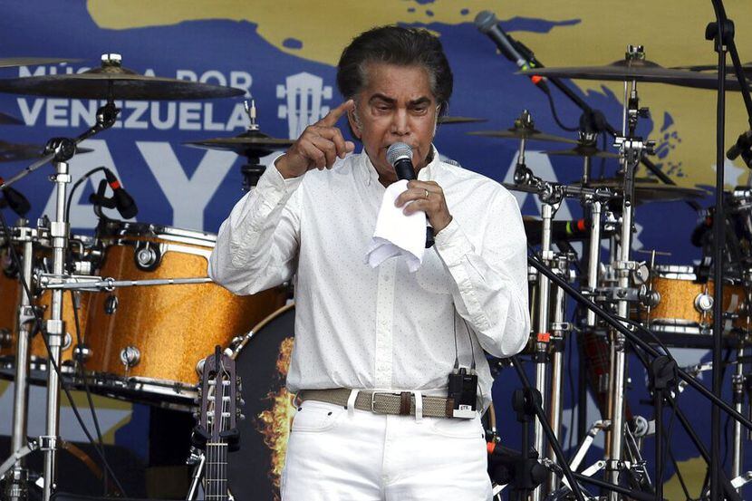 “El Puma” José Luis Rodríguez participa en el concierto “Venezuela Aid Live” en la ciudad...