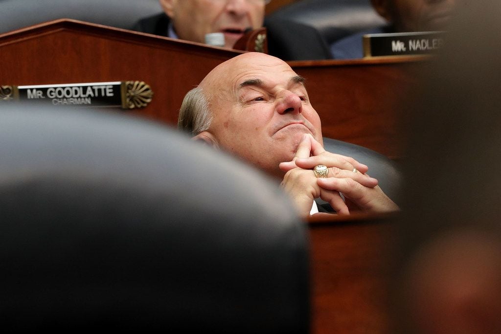 Tyler Republican Rep. Louie Gohmert attends a joint hearing of the House Judiciary and...