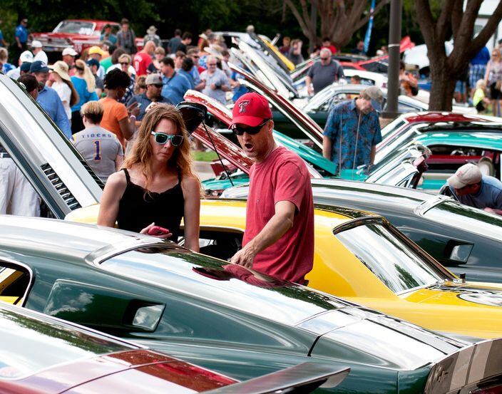 The annual Shelby Car Show in Plano