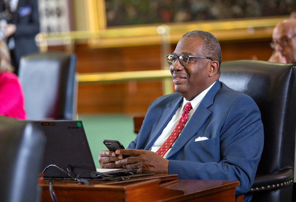 State Sen. Royce West as seen on the Senate floor just before Sine Die at the State Capitol...