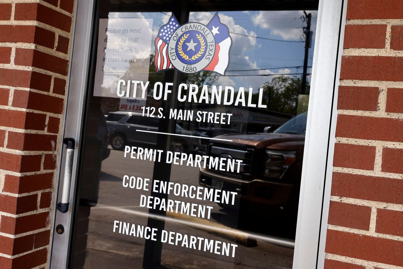 The City of Crandall has storefront offices in downtown.