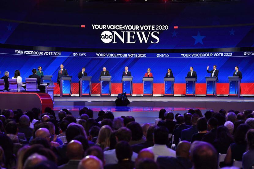 A Democratic presidential debate in Houston brought a bevy of White House contenders to...