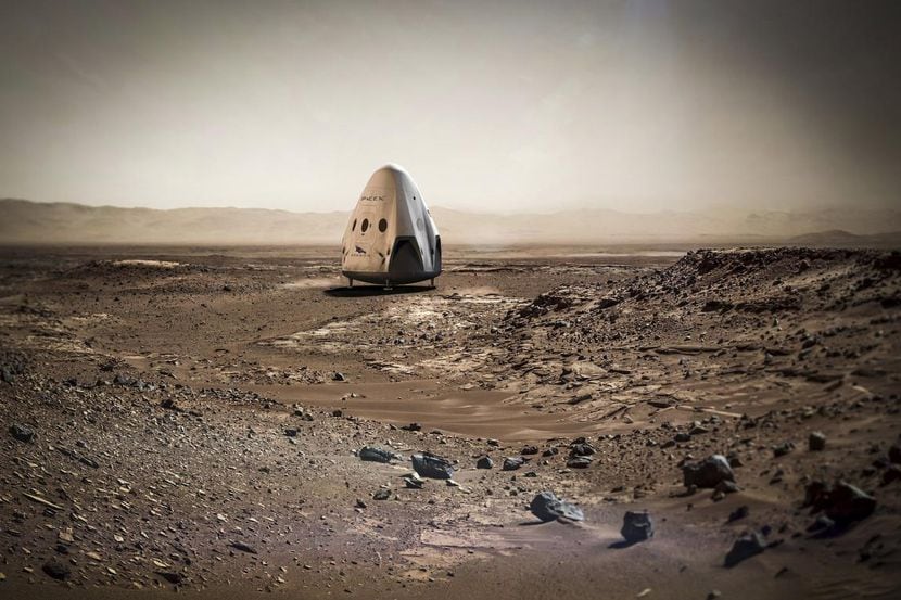 La cápsula Red Dragon podría llegar a Marte en el 2018 para empezar un plan para colonizar a...