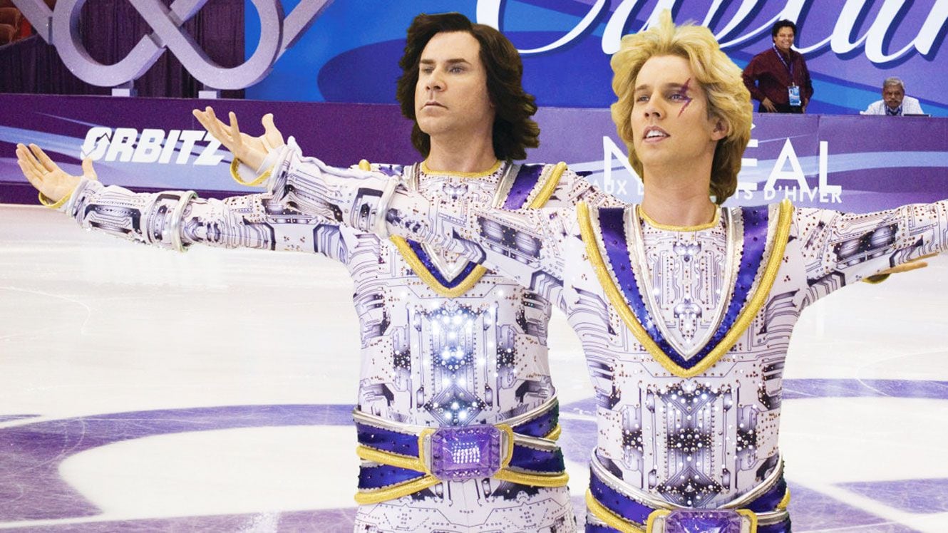 Will Ferrell as Chazz Michael Michaels and Jon Heder as Jimmy MacElroy in &...