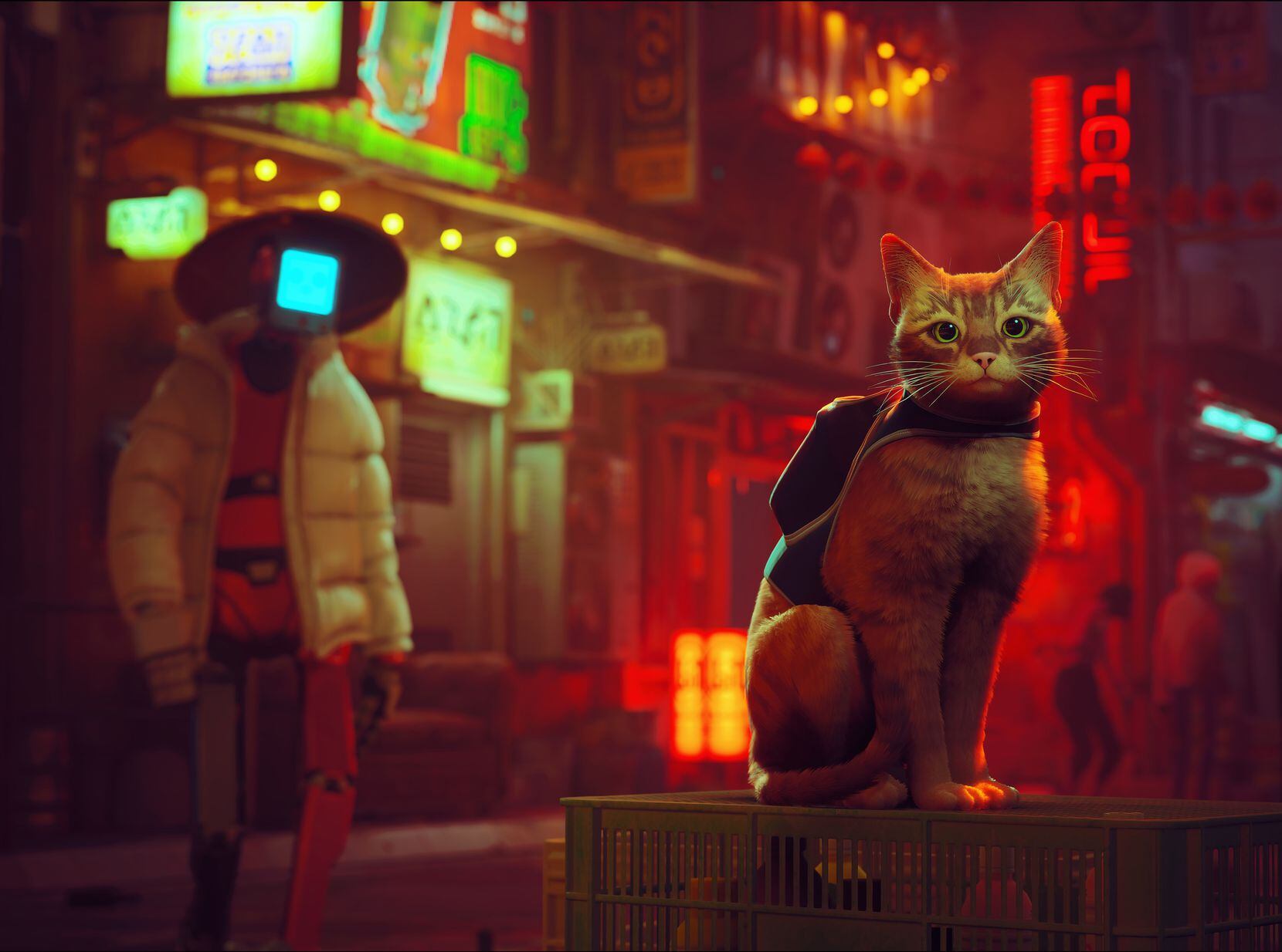 In "Stray," players take on the role of a cat, which has to escape an underground facility...