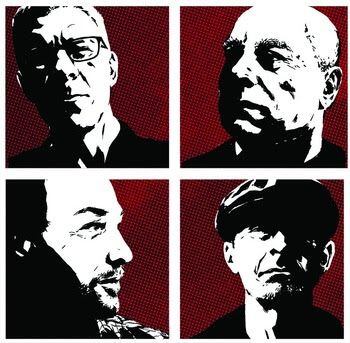 Album art for The Low Side of Uptown, featuring portraits of each Toadies member, was...