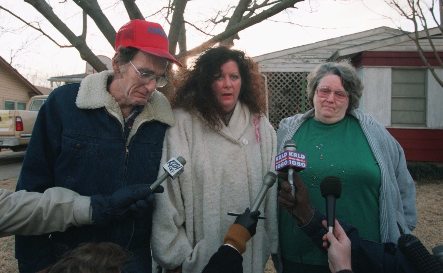 Jimmie Whitson,  Amber's grandfather, Phyllis Stephens, a family friend, and Glenda  Whitson, Amber's grandmother, spoke to the news media in front  her the Whitson's home early Thursday morning, Jan. 18, 1996.