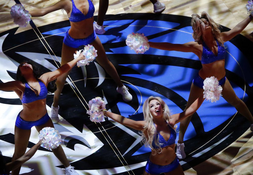 The Dallas Mavericks Dancers performed before a game against the Chicago Bulls last season...