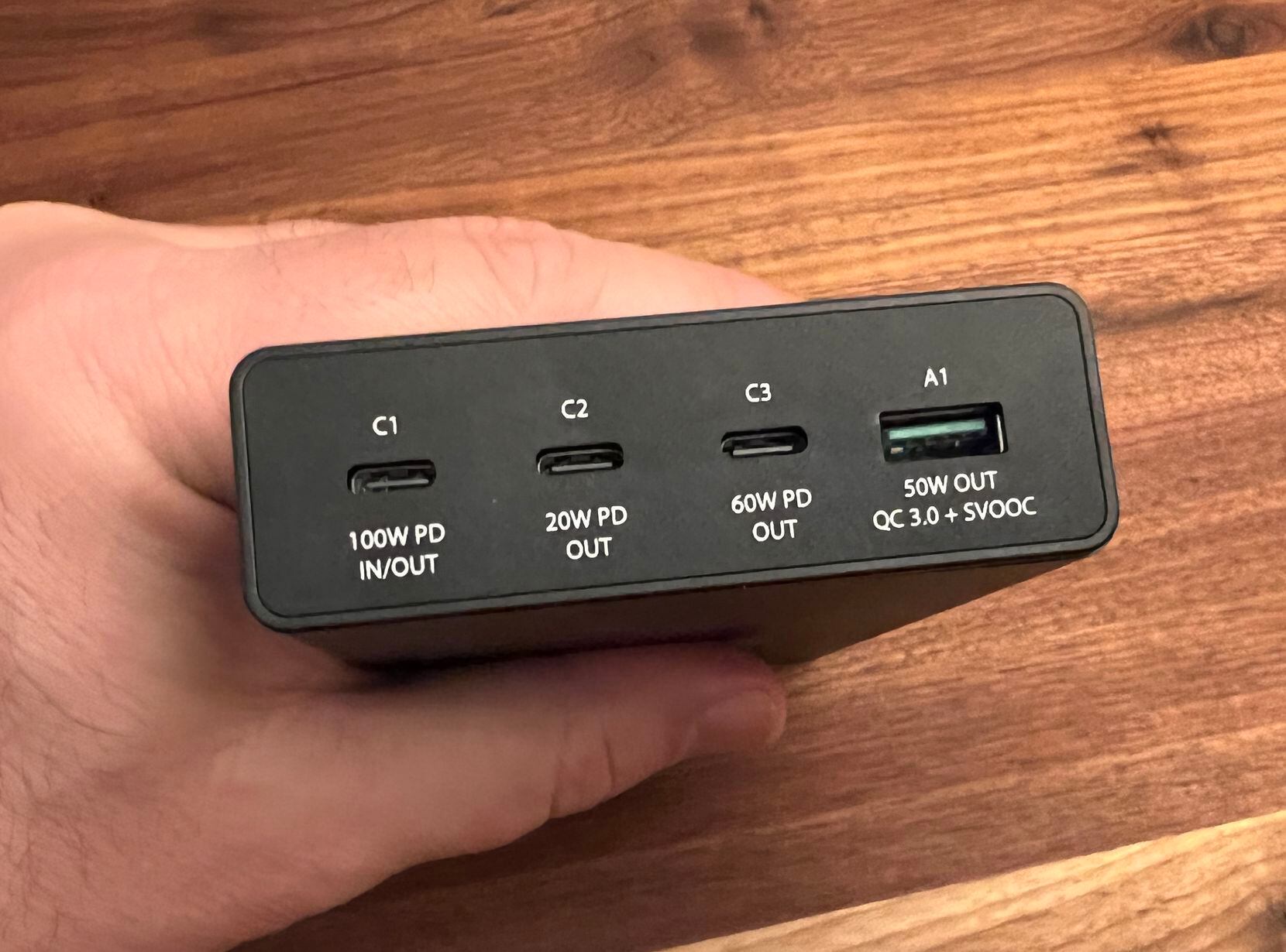 The USB ports on the Chargeasap Flash Pro