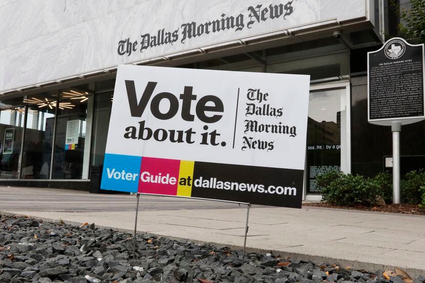 The Dallas Morning  News "VOTE ABOUT IT" campaign