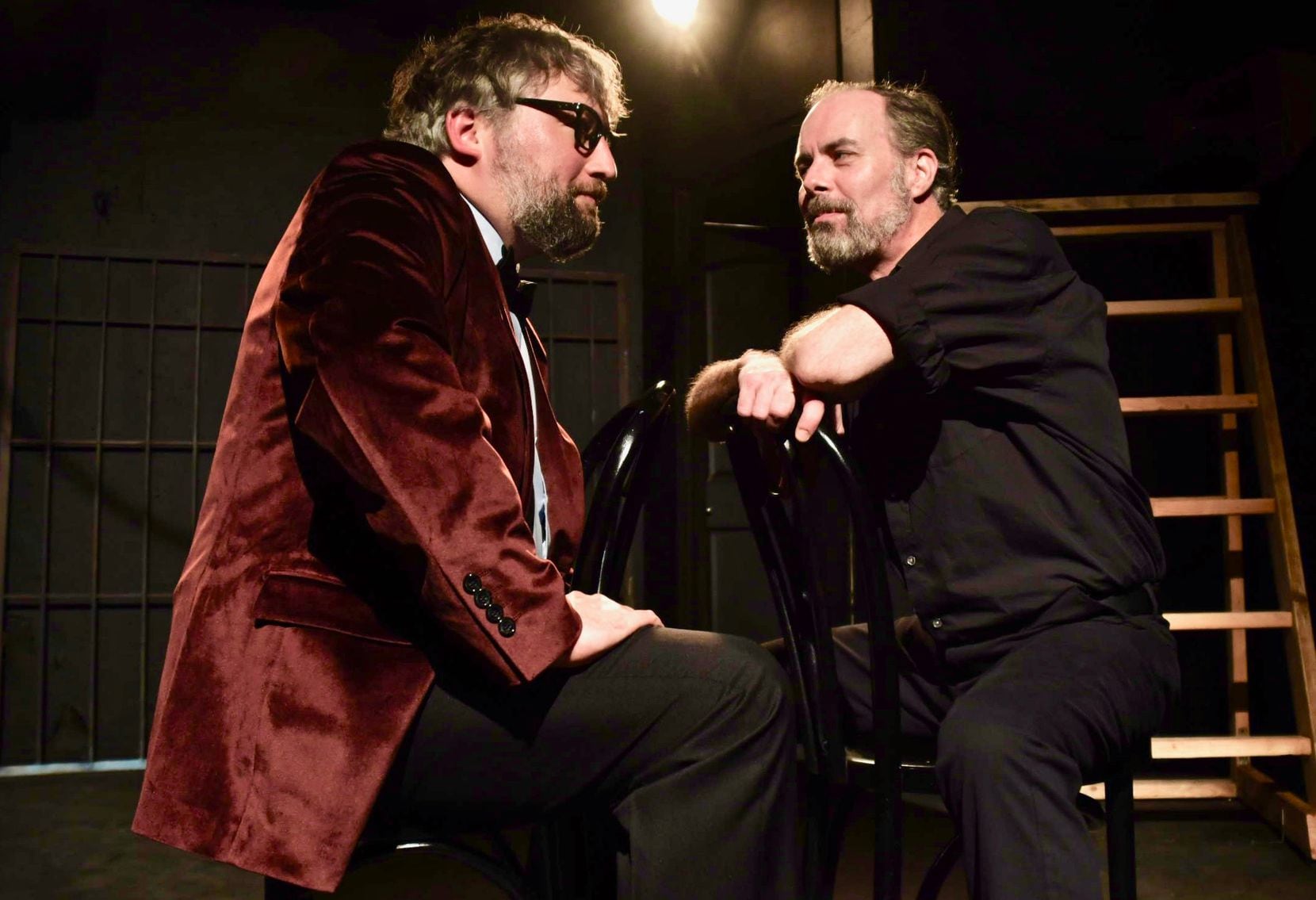 Brian Witkowicz and playwright Mitchell Parrack star in Ochre House Theater's "Razz," which...
