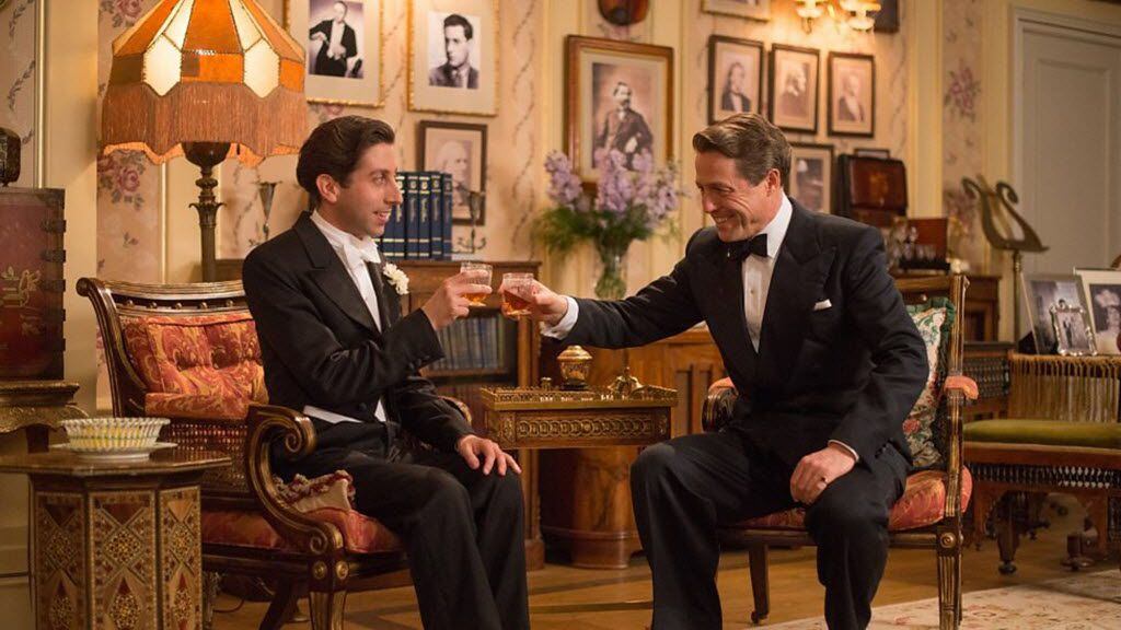 Simon Helberg and Hugh Grant in "Florence Foster Jenkins." (BBC Films)