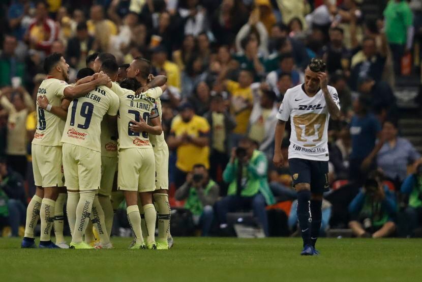 América venció 6-1 a Pumas en la semifinales del Apertura Mx 2018. (AP Photo/Eduardo Verdugo)