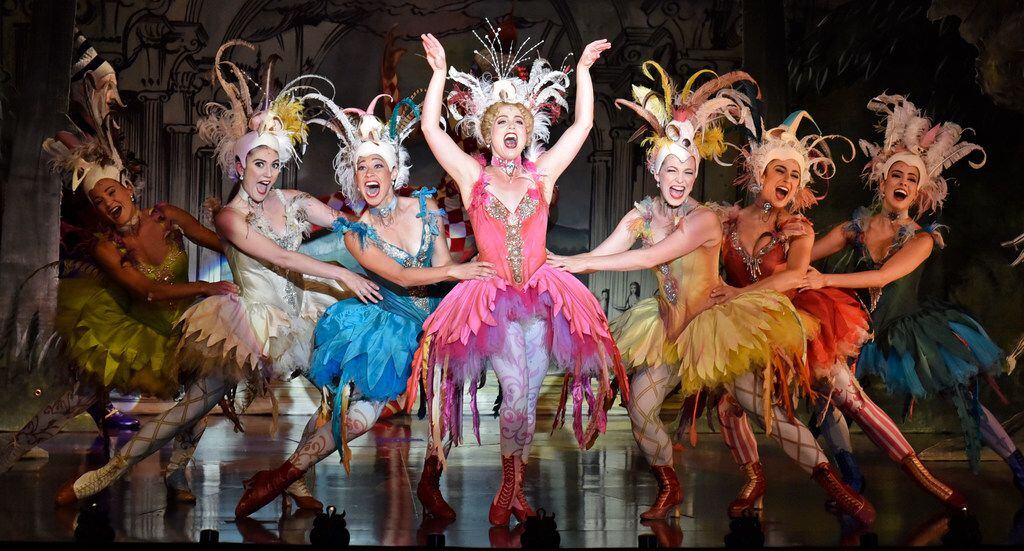 Meg Giry, played by Texas native Mary Michael Patterson (center) performs, in the national...