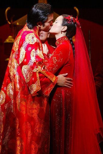 Jose Llana and Lea Salonga in the 2002 Broadway revival of 'Flower Drum Song.' Llana and...